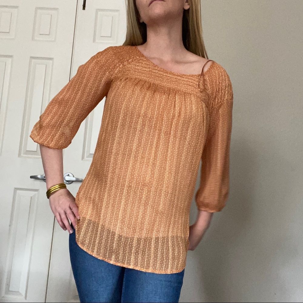 LC Lauren Conrad Sheer Top